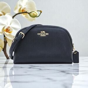 Coach Madi Crossbody Purse in Black Leather CR348